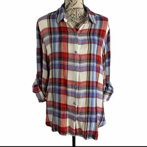 Chelsea & Theodore LG plaid shirt:
-  Size large
-